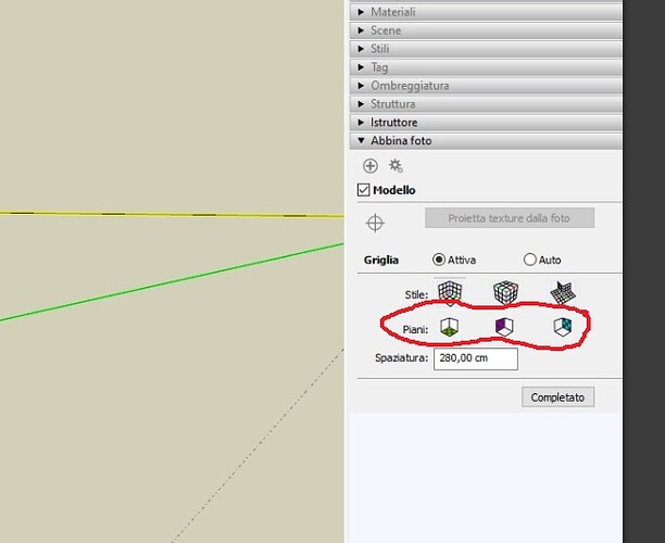 2022-10-04 11_14_15-Abbina foto_ non compare la linea tratteggiata rossa per regolare l'altezza - SK