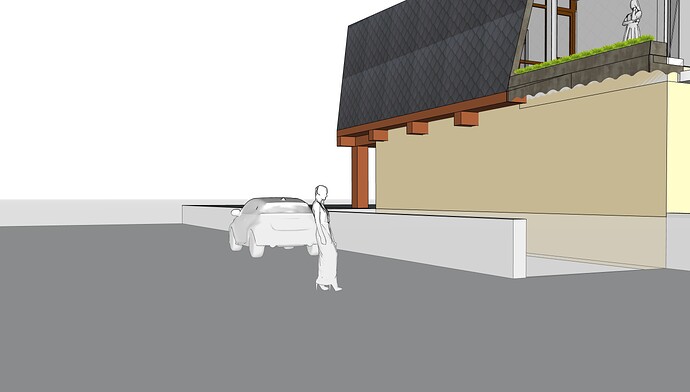 Siamo nella nebbia sketchup